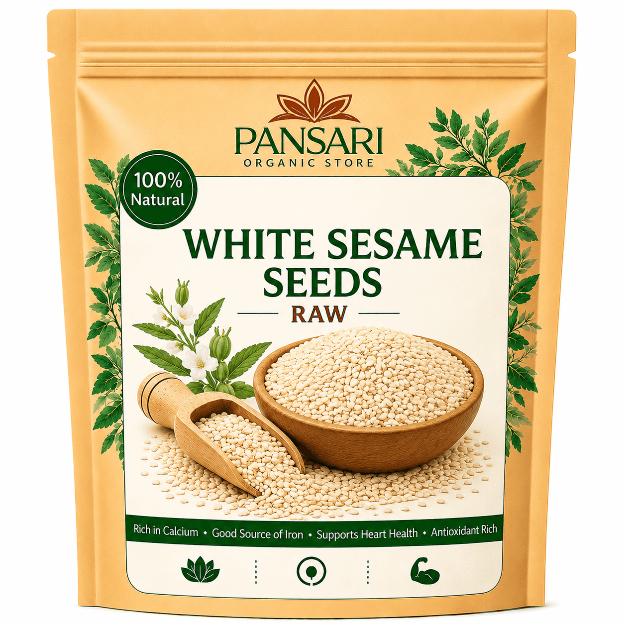 Premium White Sesame Seeds Online | Natural Sesame Seeds | image 1