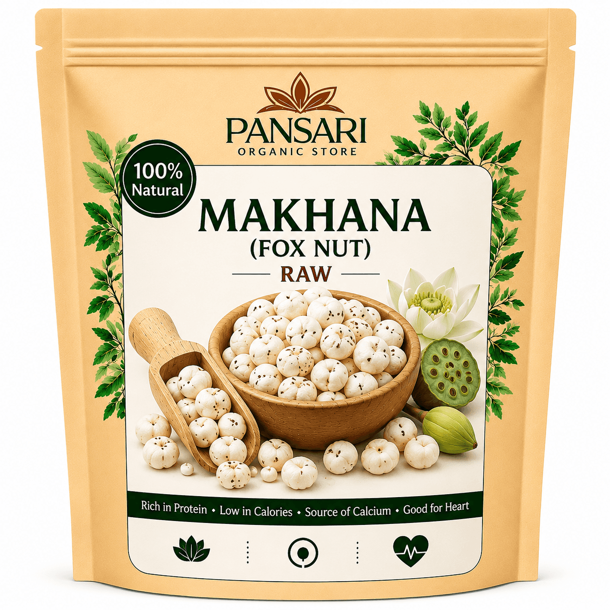 Premium Fox Nuts Makhana Online | Natural Lotus Seeds | image 1