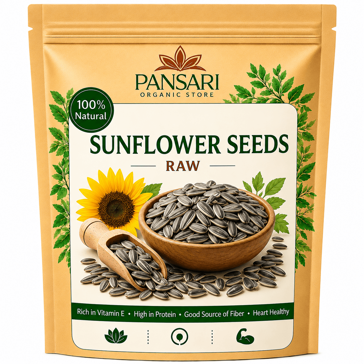 Premium Raw Sunflower Seeds Online | Natural Seeds | image 1