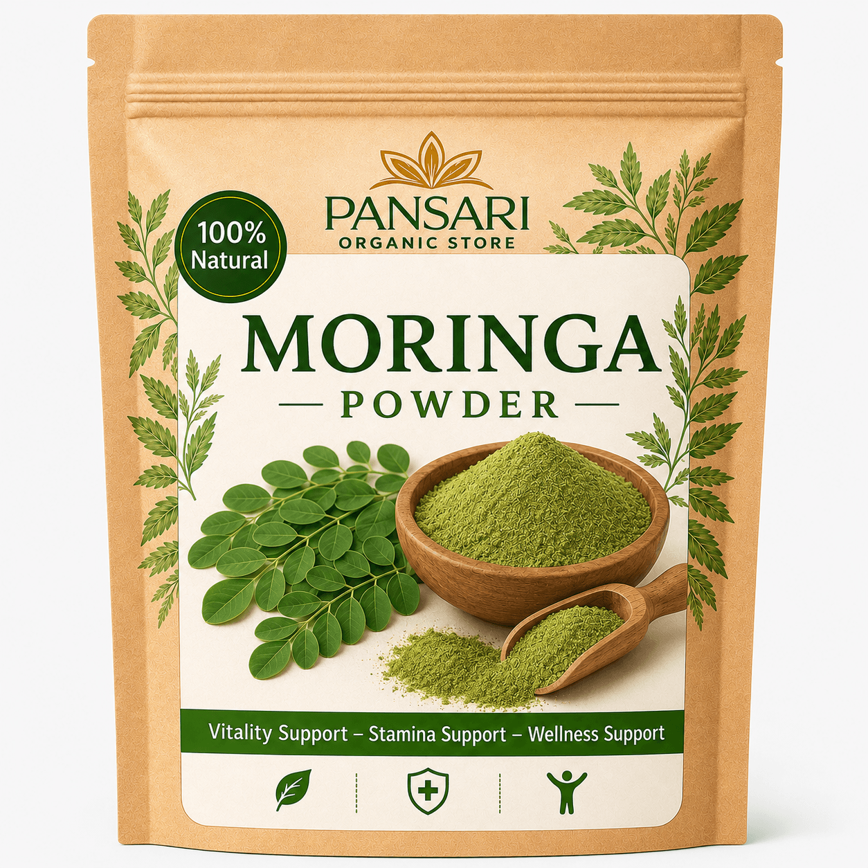 buy moringa leaf powder online India product image
